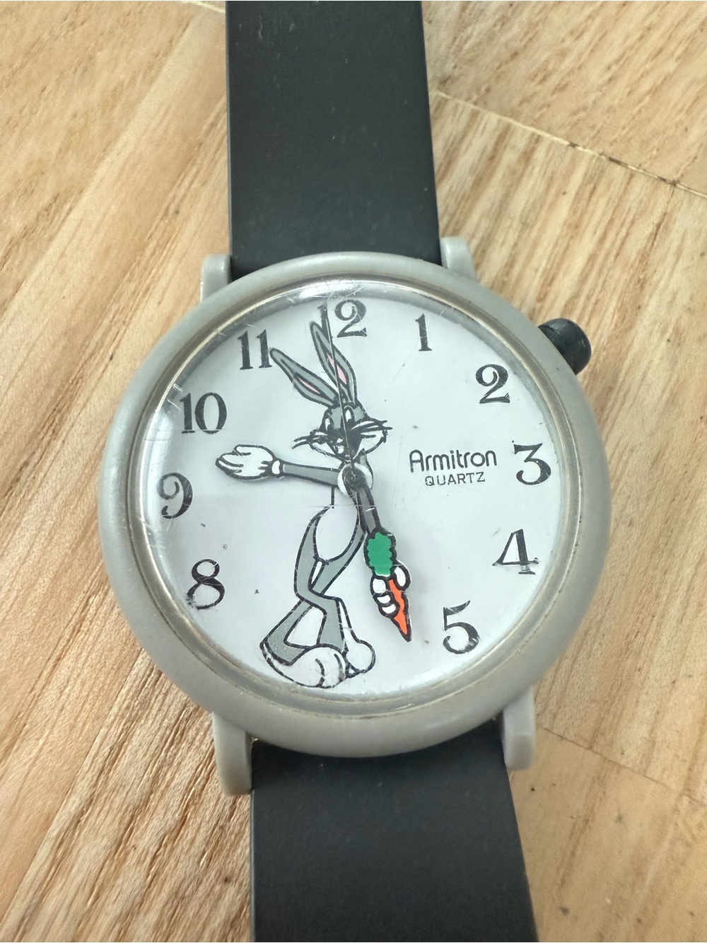 vintage Armitron looney tunes bugs bunny watch NEW BATTERY